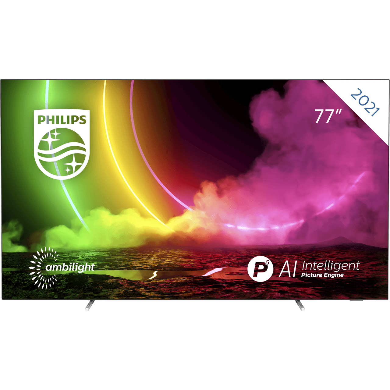 Philips OLED TV Serie 77OLED806/12 Fernseher - Schwarz